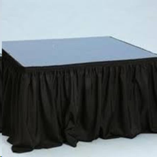 Rental store for Stage Skirting, 24   Black Per Foot in Omaha NE