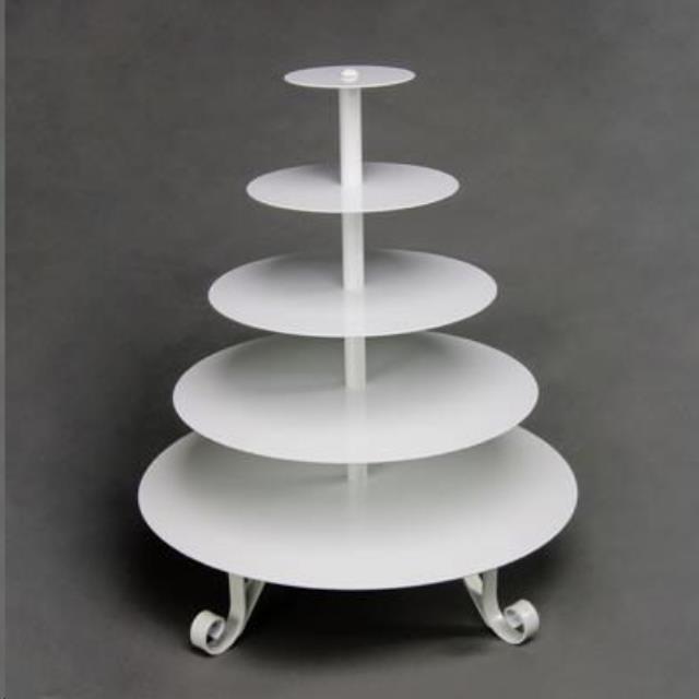 Rental store for Cupcake Stand  White 5 Tier in Omaha NE