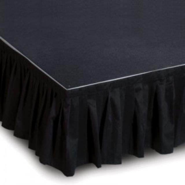 Rental store for Stage Skirting, 18   Black Per Foot in Omaha NE
